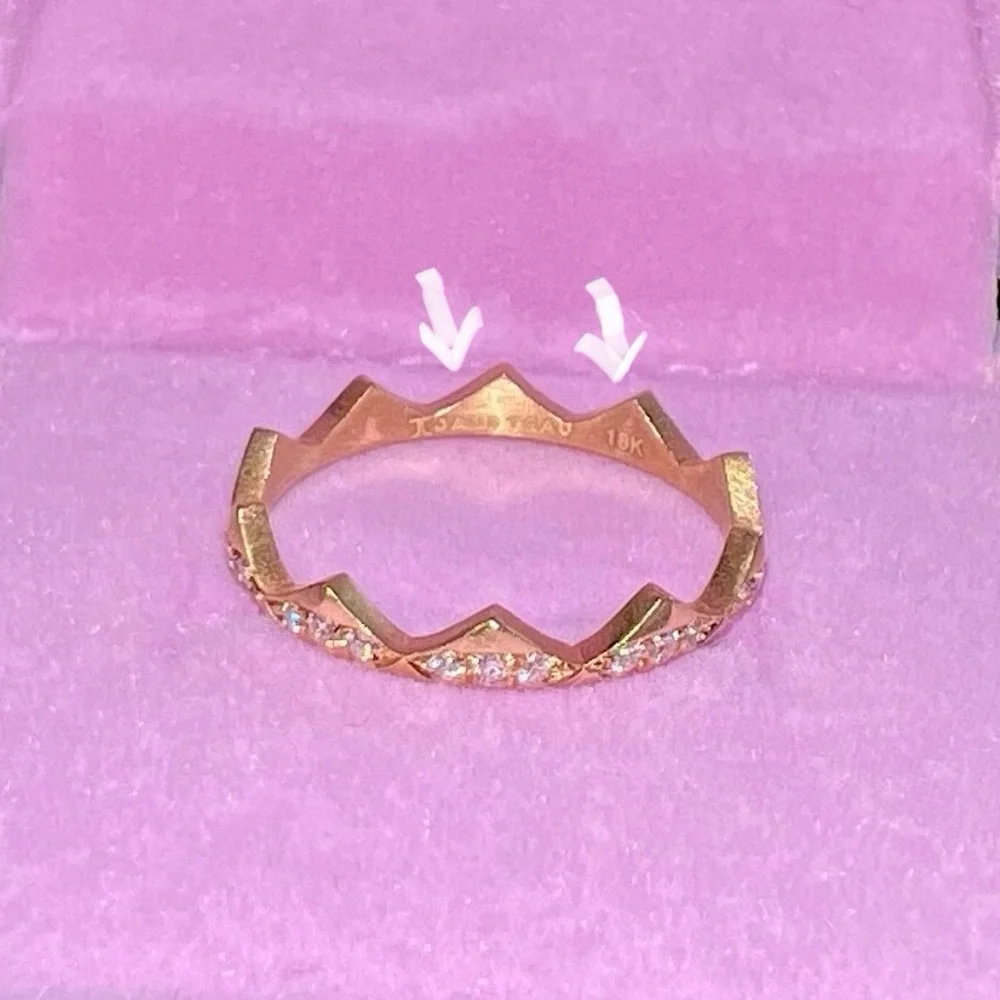 Jade Trau Clara diamond band Ring - 18K yellow gold - Picture 10 of 15